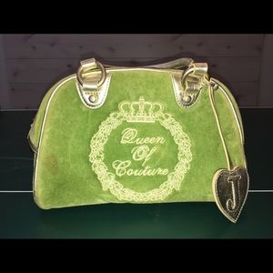 COPY - Juicy Couture Purse Green and Gold. 100% authentic